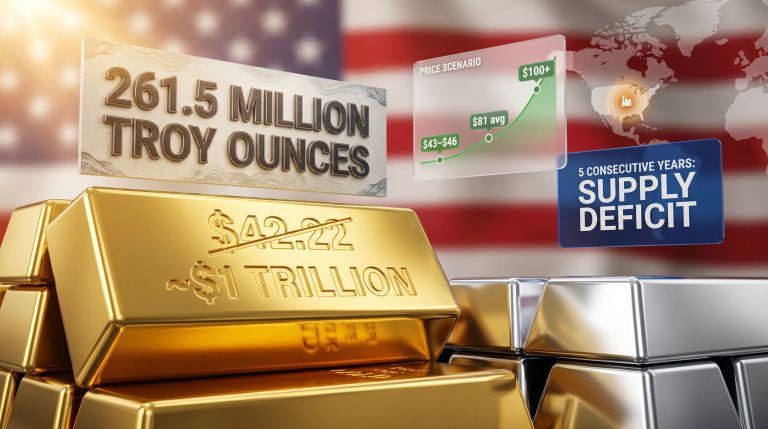 US Treasury gold revaluation and silver bottom price chart