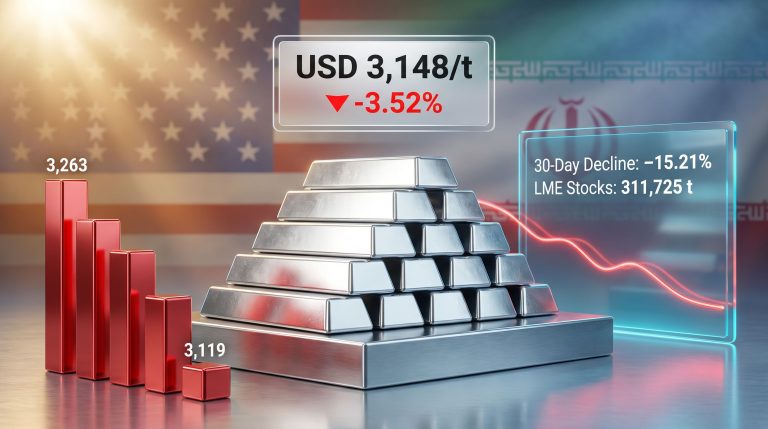 LME aluminium prices on June 24 decline graphic