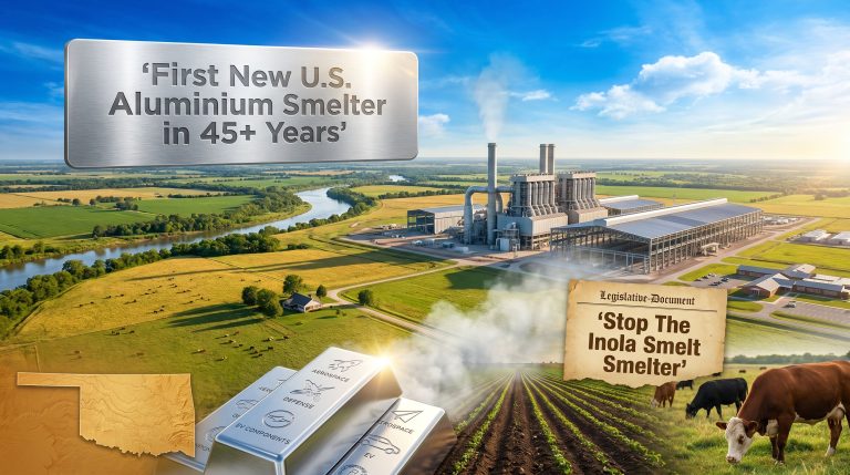 Inola aluminium plant opposition near farmland smelter