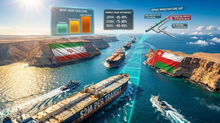 Strait of Hormuz transit fees infographic