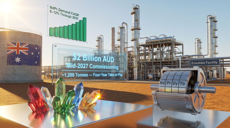Iluka first rare earths customer facility graphic