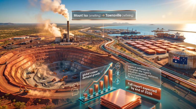 Mount Isa transformation study mining and refining route