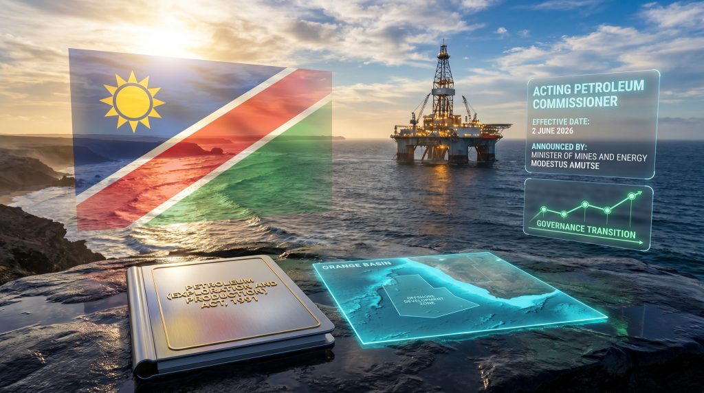 Aune Amutenya acting Petroleum Commissioner Namibia offshore oil transition