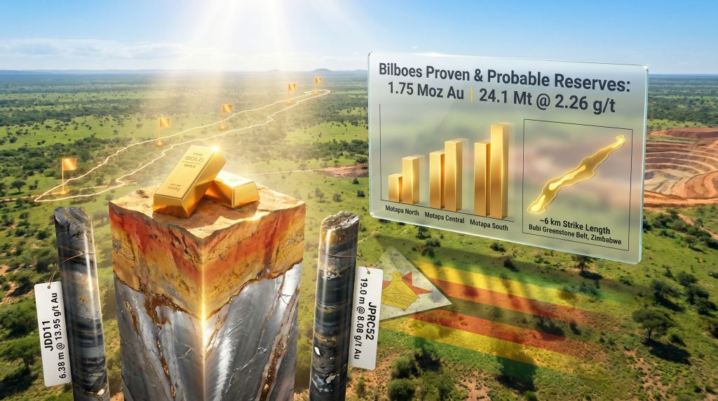 Caledonia Bilboes Motapa drill results infographic