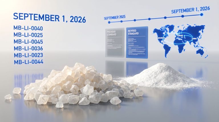 Fastmarkets lithium price methodology changes timeline graphic