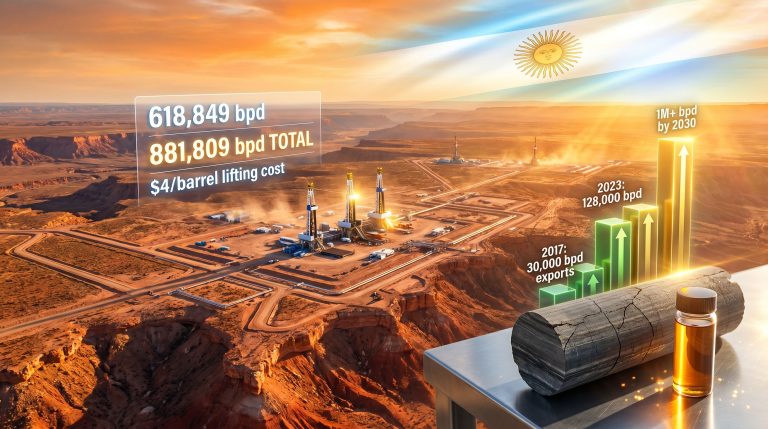 Argentina shale boom drilling growth infographic