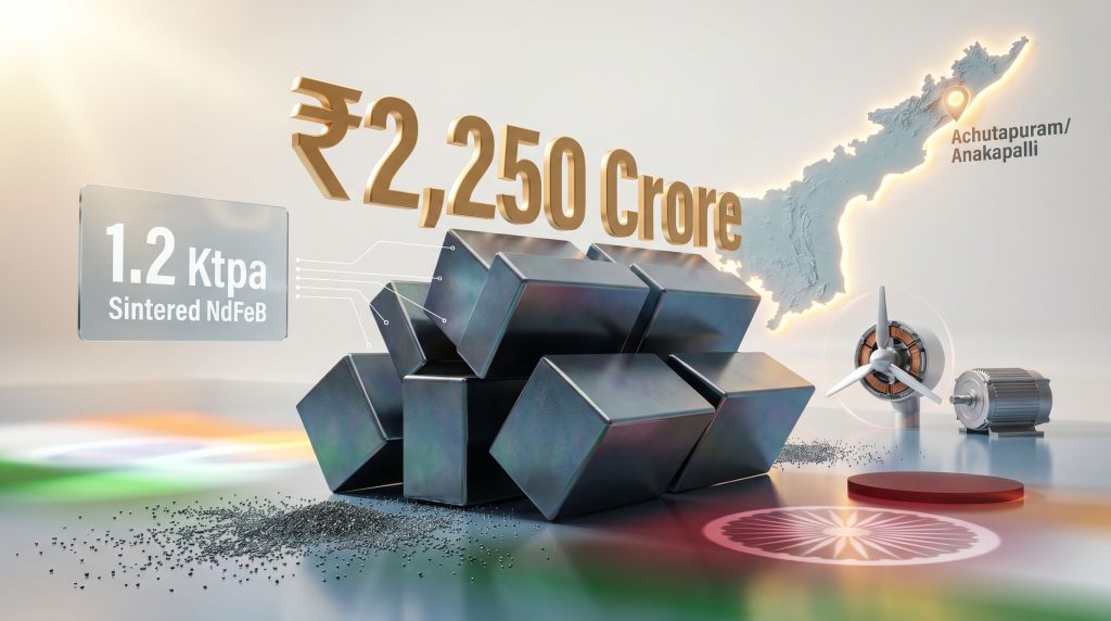 Proterial rare earth magnet plant in Andhra Pradesh investment
