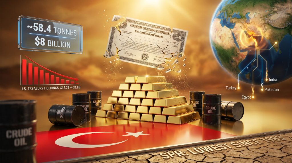 Turkey selling gold to buy diesel infographic