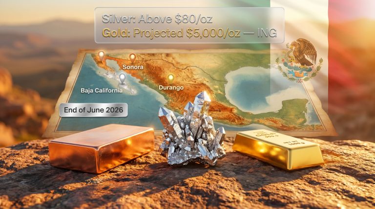 Minera Frisco restarts two Mexico mines and plans new silver unit map graphic