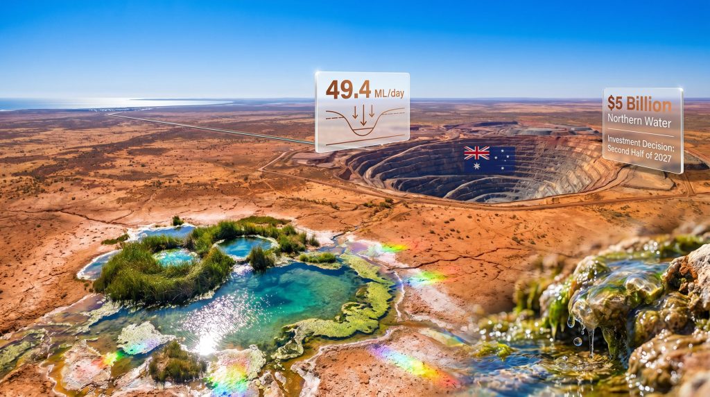 BHP Great Artesian Basin water extraction agreement illustration
