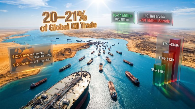 global economy oil price spike infographic