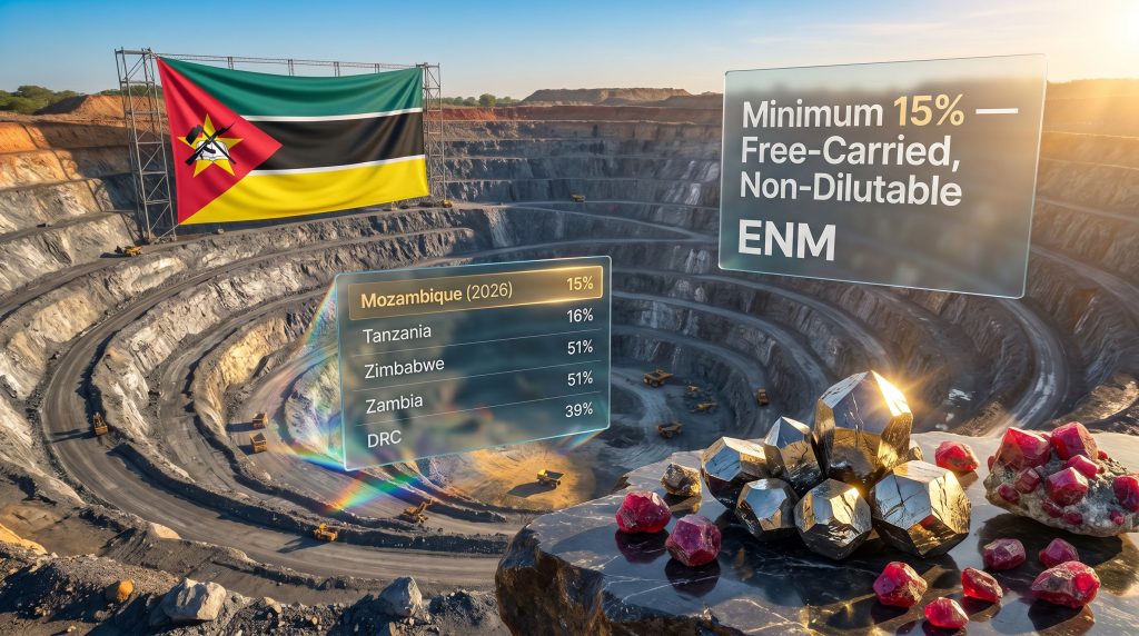 Mozambique new mine ownership rules foreign investment graphic