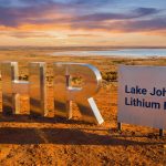 Charger Metals NL-CHR-Lake Johnston Lithium Project CHR sign at sunset