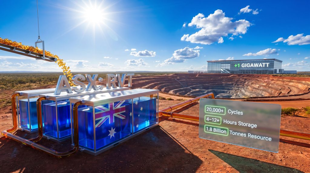 Richmond Vanadium Technology vanadium battery project mine site