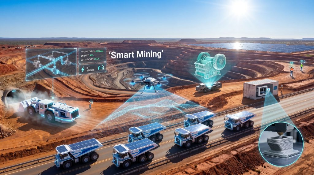 Technological innovations in mining with smart automation