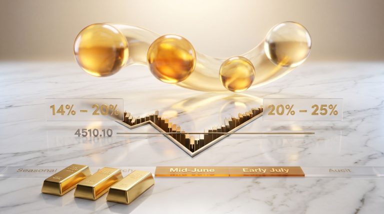 gold cycles dropping into key low chart