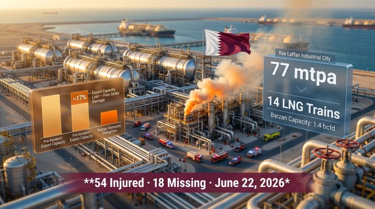 Qatar Ras Laffan explosion at LNG terminal