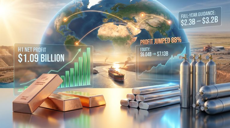 Mercuria first-half profit jumped 88% infographic