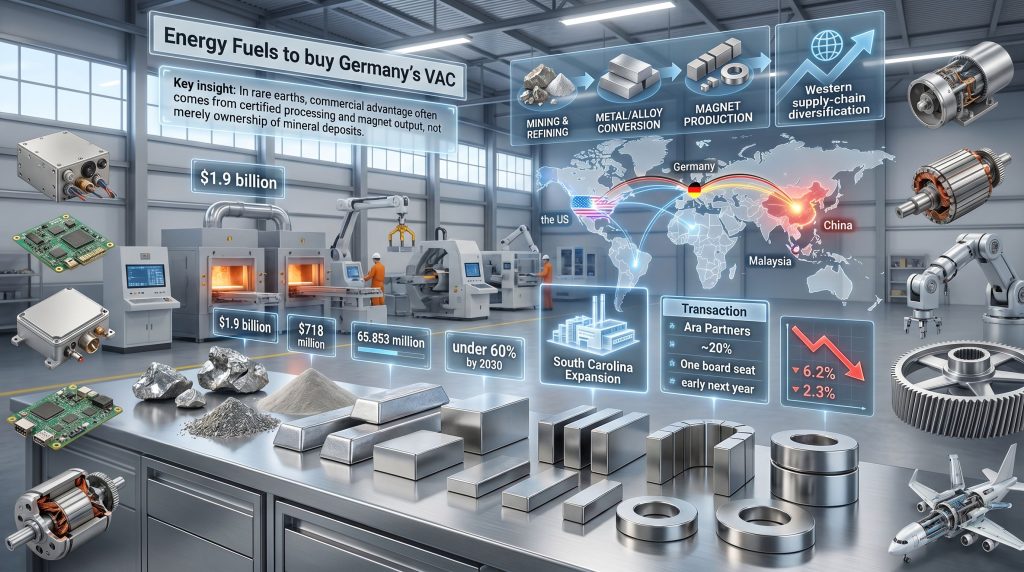 Energy Fuels to buy Germany's VAC infographic