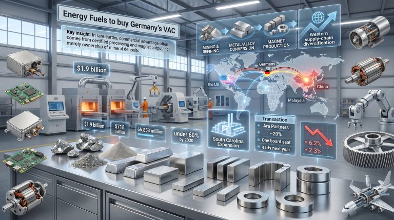 Energy Fuels to buy Germany's VAC infographic