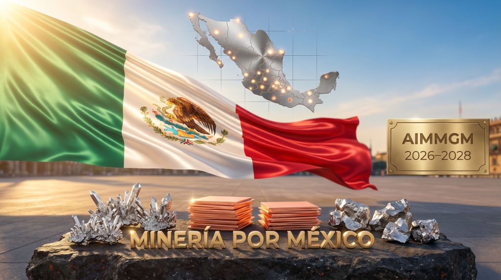 Raúl García Reimbert elected national president of the AIMMGM México mining leadership image