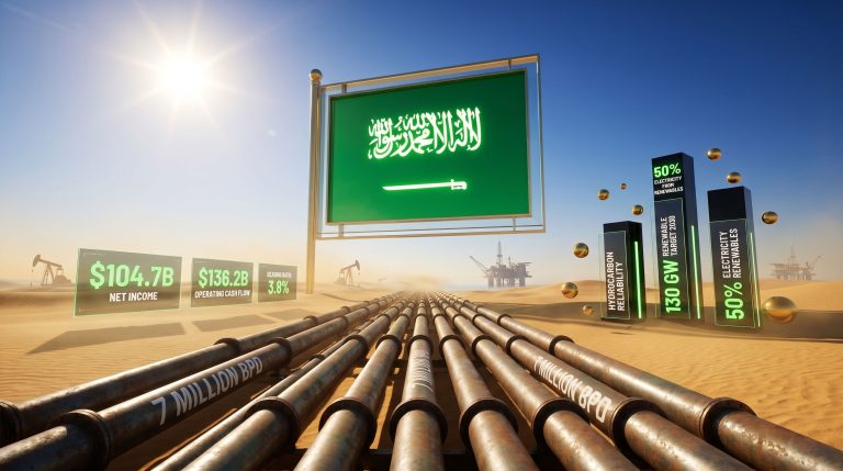 Saudi Arabia global energy anchor pipelines and renewables