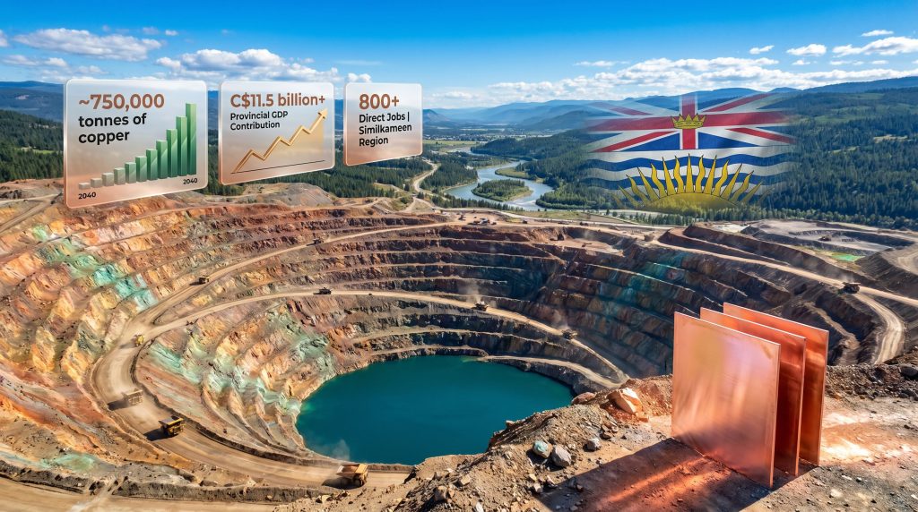 Hudbay Copper Mountain mine expansion overview graphic