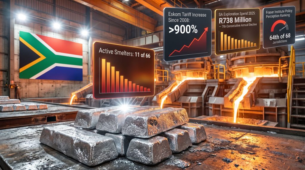 South Africa beneficiation policy smelter industry decline