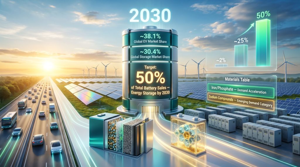 CATL energy storage pivot from EV batteries 2030 projection