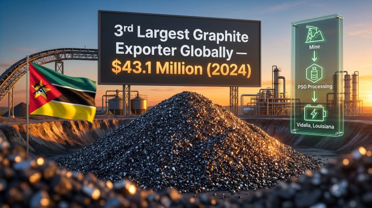 Mozambique graphite export ban mining infographic