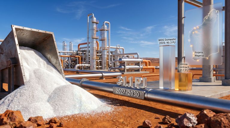Woodside gas supply deal with Alcoa Western Australia alumina refineries infographic