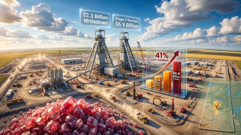 BHP Jansen potash writedown and cost overruns