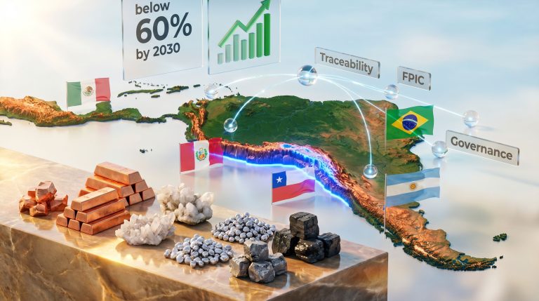 G7 requirements for Latin American critical minerals map