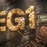 Evergold Minerals Ltd-EG1-EGI gold letters in mine cave