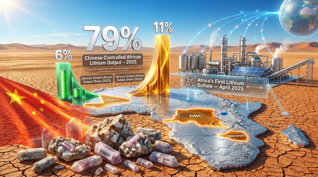 China in Africa’s lithium industry growth infographic
