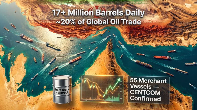 Iran closes Strait of Hormuz again graphic