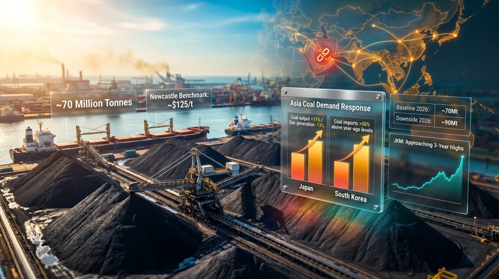 LNG shortfall pushes Asia back to coal imports