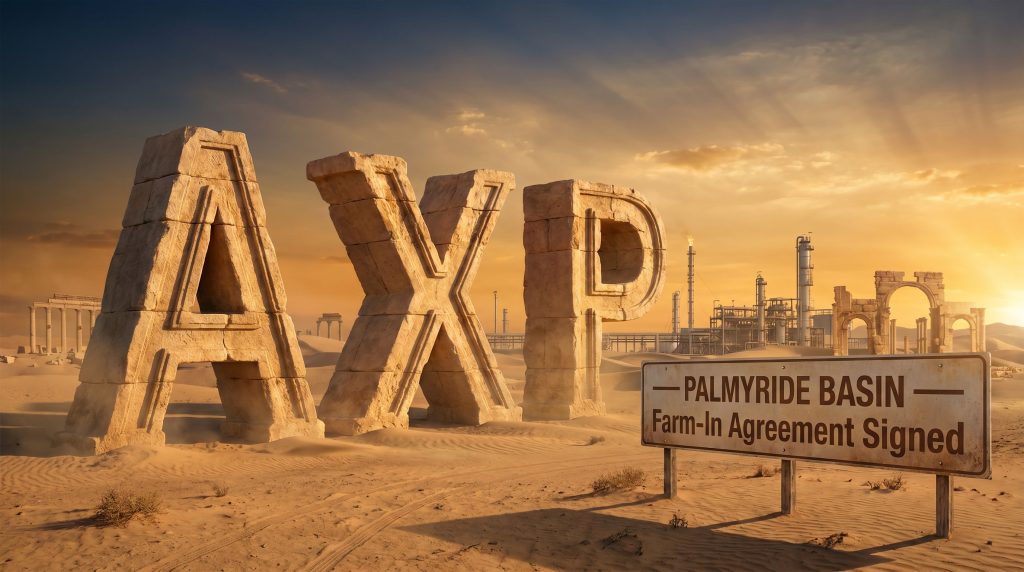 AXP Energy Ltd-AXP-Palmyride Basin farm-in agreement signed desert scene