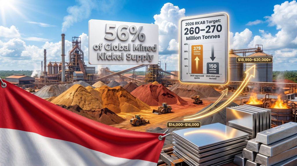 Indonesia nickel quota decision impacts global supply