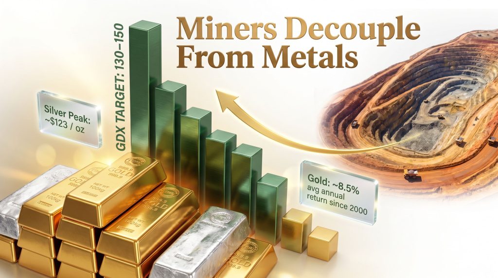mining stocks buying opportunity better than gold and silver