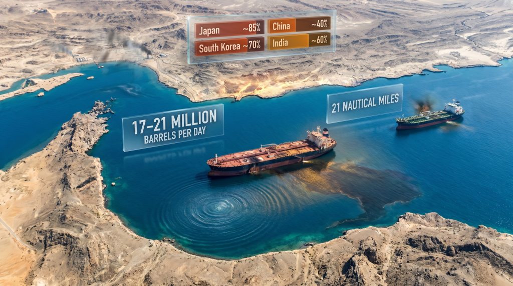 tanker struck in Strait of Hormuz as U.S.-Iran tensions escalate infographic