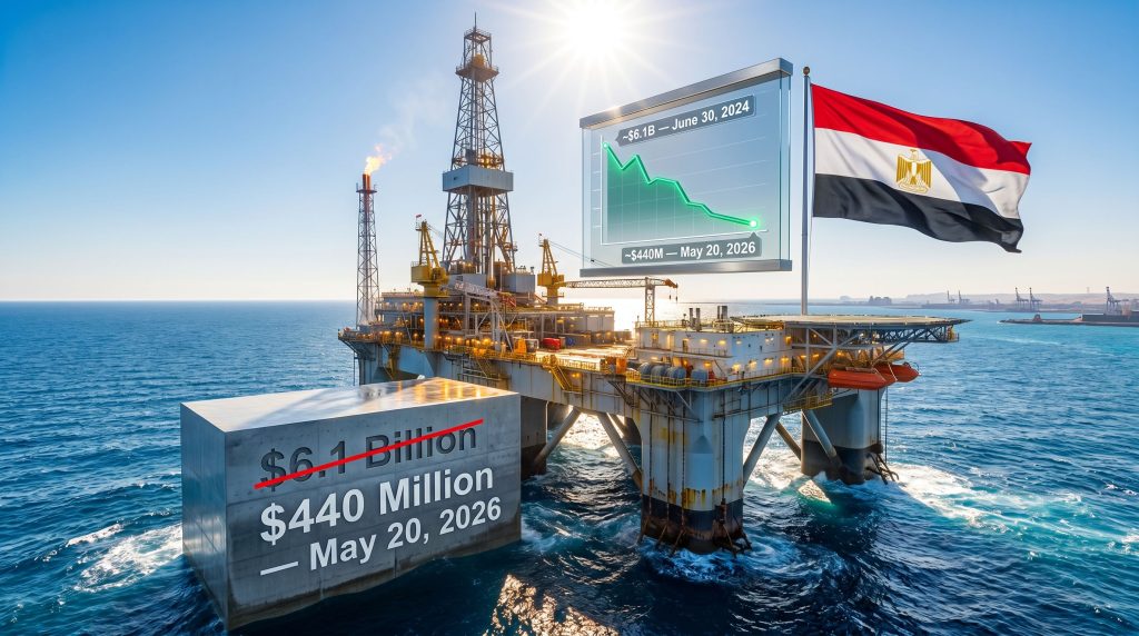 Egypt clears arrears to oil and gas companies rig graphic