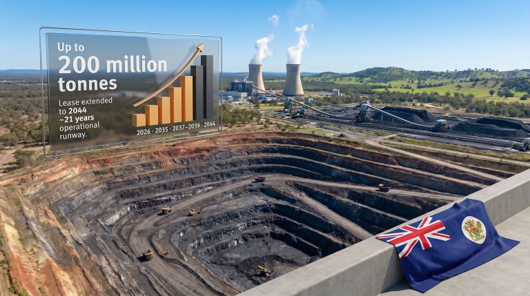 Queensland extends Meandu coal mine life graphic