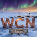 White Cliff Minerals Ltd-WCN-Rae Copper Project drilling under aurora skies