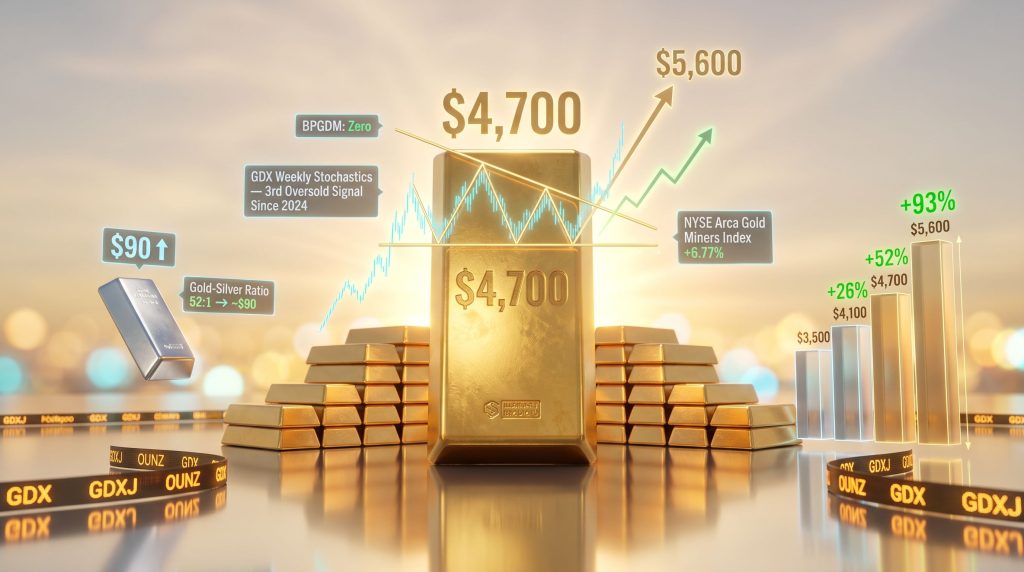 gold 4700 mining stocks party time rally