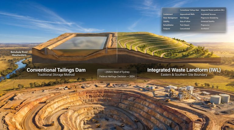 Regis McPhillamys alternative tailings strategy comparison graphic