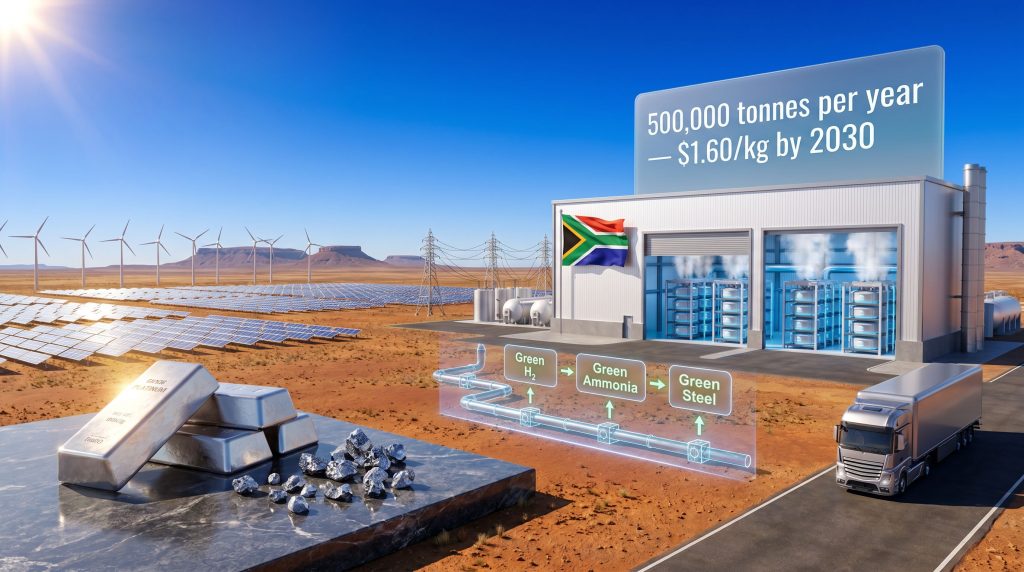 green hydrogen industrialisation in South Africa hub
