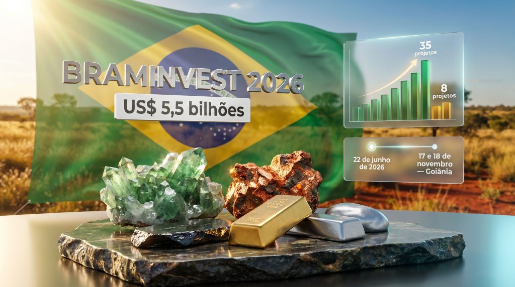 Braminvest 2026 seleção de projetos minerários para investidores no Brasil