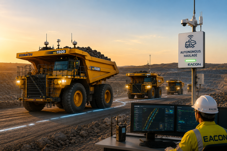 EACON Technology Powers Autonomous HD1500 Fleet Operations at Western Australian Gold Mine