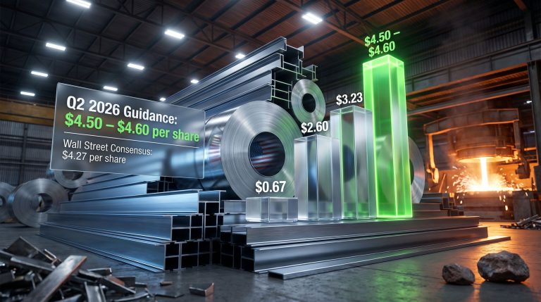 Nucor second quarter profit forecast in steel mill